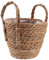 DOITOOL 1pc Retro Straw Flowerpot Indoor Flower Planter Storage Basket Hand-woven Seaweed Material for Faux Flowers and Organizing Home Decor