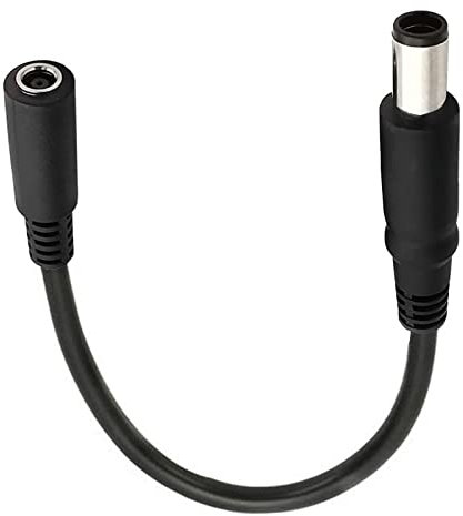 AWADUO Tip Adapter Converter Cable, 4.5x3.0mm to DC 7.4x5.0mm Female to Male Adapter Charge Charging Cord for Dell Laptop Inspiron 11 13 14 15 17 3000 5000 7000(0.15m)