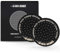 MHW-3BOMBER 58.5mm Puck Screen 2Pcs, Espresso Metal Espresso Filter Reusable Coffee Filters for 58mm Portafilter Basket 0.8mm Thickness Titanium Coating Black Model: FG7012-OS