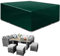 Funshot Gartenmöbel Abdeckung 250x250x90cm, wasserdichte Schutzhülle für Gartentische, Loungemöbel, Terrassenmöbel, Sofas-Abdeckplane, Anti-UV, Rechteckig