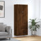 CIADAZ Highboard Braun Eichen-Optik 69,5x34x180 cm Holzwerkstoff, Sideboard Wohnzimmer, Schlafzimmer Kommode, Bücherschrank, Wohnzimmerschrank, Hochschrank, Wohnschrank - 3198096