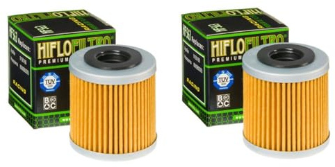 DB PARTS 2 Stück Ölfilter kompatibel mit MONDIAL 125 HPS i Hipster CBS 2017 2018 2019 2020 2021