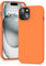 YATWIN Silicone Case for iPhone 15 Plus, Soft-Touch, Shockproof, DustProof, Antiskid Full Body Armour Phone Cover for Apple iPhone 15 Plus - Orange