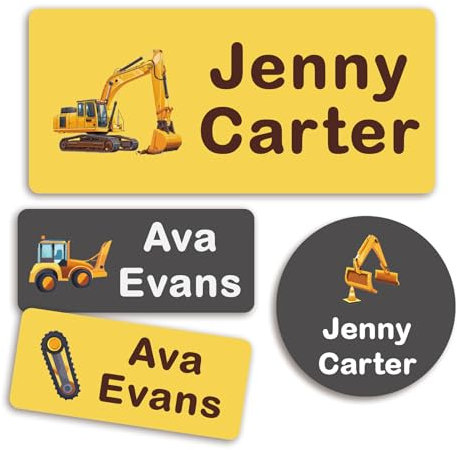 304 Namensaufkleber Kinder für Kleidung, Personalised Clothing Labels, Waterproof Name Stickers for Care Home, Name Tags Stick Name Labels for Clothes Kids, School Uniform,Shoes Pencil