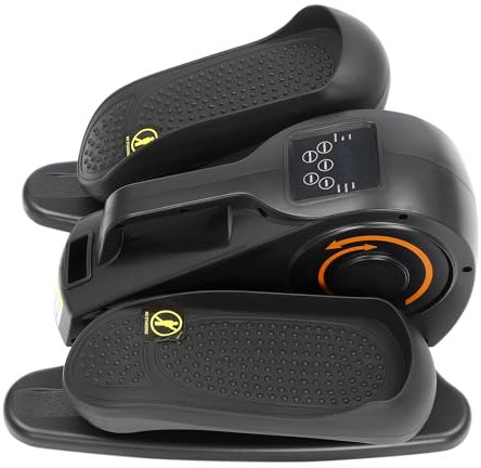 Ellipsentrainer, Mini Elektrischer Ellipsentrainer, LED Display Motorisierter Untertisch Ellipsentrainer mit Fernbedienung und Display, für das Home-Office und aLtere Leute Freizeitübung Tragbarer Bei