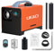LIKACI Dieselheizung All-in-One 5KW-8KW 12V/24V Diesel-Luft-Auto-Standheizung Schnelles Aufheizen mit verbessertem LCD-Schalterdisplay und Fernbedienung für Wohnmobil, Garage, Autoanhänger, Orange