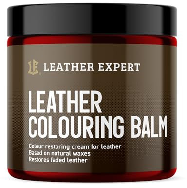 Leder Reparatur Set 250ml – Lederfarbe Rot - Lederpflege Auto - Ledersofa Pflegemittel - für Naturleder, Verblasstes und Leicht Abgenutztes - ausreichend für 2-Sitzer-Sofa und 2 Sessel