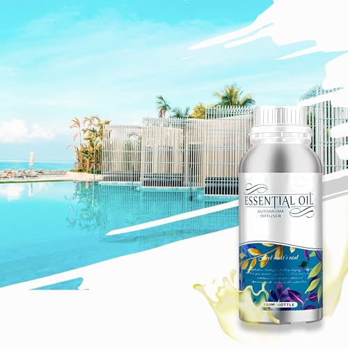 ALMA® Ätherisches Öl 500 mL - Duftöl Frische Birne & Grüner Tee mit Moschus & Vanille - Ätherische Öle für Diffuser - Aromatherapie Öl - Naturreines Duftöl für Schicke Atmosphäre