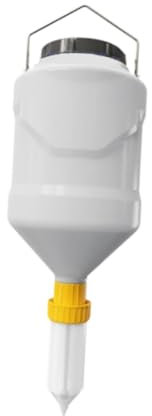 LOVIVER Dispenser per condimento per in Bottiglia da Appendere, Bottiglia per condimento per Insalata da 3 Litri, Bottiglia Vuota e Ricaricabile per