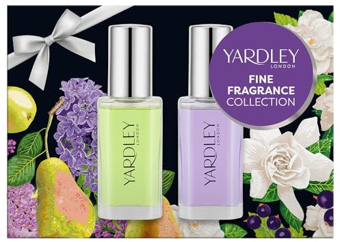 Yardley London Contemporary Classic Florals Mini Fragrance Collection, Featuring Refined Floral Scents for a Fresh and Elegant Aroma 2x10ml.