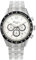 Ravel Pro - Runde Edelstahl-Chronographenuhr mit Datum - 100m Wasserdicht - Japanischer Analogquarz - RPR-004MB - Edelstahlarmband/Silberes Zifferblatt