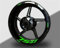 Pegatinas para Ruedas De Motocicleta para Kawasaki Z750 Z 750 2017-2023 Adhesivos Reflectantes para Llantas Cinta De Rayas Juego de calcomanías para el Cubo de la Rueda