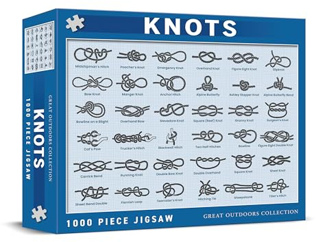 Coach House - Knots 1000 Piece Jigsaw Puzzle, Great Outdoors Collection, Challenging Puzzle Gifts for Men of All Ages