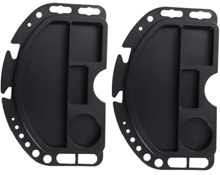 PartyKindom 2Pcs Mountable Bike Repair Tray Heavy-duty Pallet for Folding Mountain Road Bikes Tool Storage Organizer Easy Install Mechanics Workbench