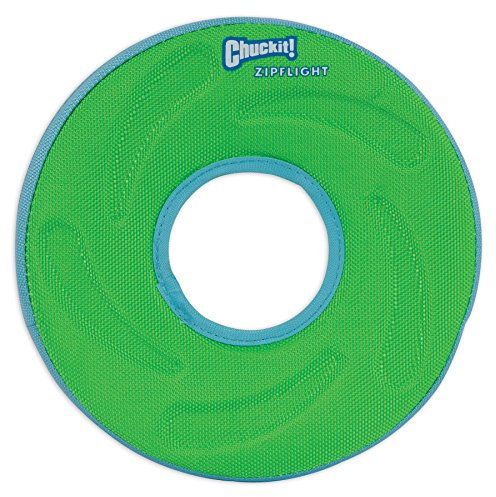 Chuckit! (2 Pack Zipflight Amphibious Flying 6-Inch Ring Dog Fetch Toy Small