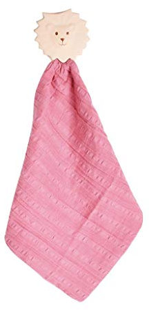 Tikiri 8597006 Schmusetuch Löwe, Schnuffeltuch mit Zahnungshilfe aus Naturkautschuk, für Babys und Kinder ab 0+ Monaten, 15cm, TR-97006