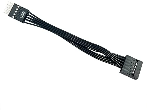 Gintai Cavo USB 11 Pin Female to 9Pin Male USB for Lenovo Motherboard | Replacement Converter Cable convertitore