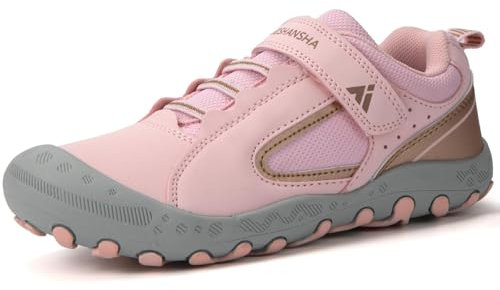 Mishansha Jungen Mädchen Wanderschuhe rutschfest Walkingschuhe Weich Flexibel Stabil Fitnessschuhe Freizeitschuhe für Kinder Sport Schuhe 38 EU