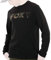 Fox Black/Camo Long Sleeve T-Shirt - Angelshirt, Größe:XXL