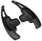 ihreesy Lenkrad Schaltwippen,2 Stück Aluminiumlegierung Schaltwippen Verlängerung Shift Paddle Schaltpaddel Schalthebel Shift Extender Kompatibel für W176 W246 W205 S205 X156 W218 2012-2017,Schwarz