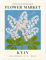 Flower Market Kyiv Chestnut Poster von TAlex 30 x 40 cm Wandbilder Wanddeko