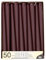 Papstar Leuchterkerzen Ø 2,2 cm, 25 cm beere 89147 Spitzkerzen Stabkerzen Halterkerzen, 50 Stück