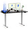 FLEXISPOT Höhenverstellbarer Schreibtisch Elektrisch, 3-Fach Teleskop & Dual-Motor, Belastbarkeit 160 KG, Bürotisch mit Memory-Funktion&Anti-Kollisionssystem(180 x 80 cm Schwarz, Gestell Grau)
