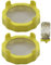 Vepoty Sprossen Deckel 2pcs Masonglas Spross Plastiksprout Edelstahlbildschirm Für Breite Mund Mason Gläser