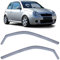 Windabweiser Regenabweiser Windschutz Schwarz Smoke für VW Lupo 6E 98-05