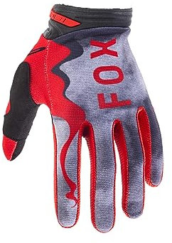 Fox Racing 180 Atlas Motocross-Handschuh, Grau/Rot, Größe XXL