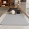 Morbuy Alfombrilla Escurreplatos, 50x40cm Secado Rápido Alfombrilla Cafetera, Color Sólido Estera Fregadero Antideslizante Encimeras, Absorbente Alfombrilla para Encimera de Cocina (Gris)