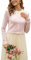 Boléro Femme Tricot Gilet Court Veste Cardigan Bouton Manches Longues pour Robe T Shirt Bretelle Soirée Fête Décontracté Chic Elégante Rose Clair XL