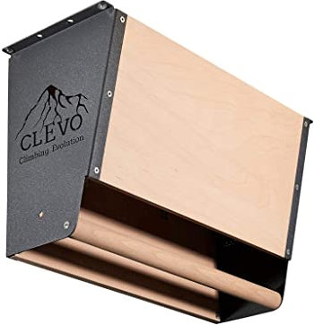 Clevo Kletterboard Deckenbefestigung Hangboard, Trainingsboard für Boulder Training zu Hause, Befestigung von Fingerboard, Campusleisten und Klettergriffe für mehr Griffkraft, Inkl. Klimmzugstange