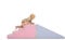 IGLU SOFT PLAY Rutsche Set XXL Softbausteine Schaumstoffbausteine Riesenbausteine (helles Pastell)