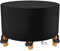 TopIdea Housse Table de Jardin Ronde 600D Housse Protection Table Jardin Housse de Protection Salon de Jardin Imperméable Housse de Table Exterieure Housse de Meuble Étanche Ronde 90x70cm