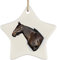 Christbaumschmuck Mit Hanfseil Weihnachten ​Ornamente Keramik Weihnachtsbaum Deko Lustiges Pferd Kommt Aus Rissiger Wand
