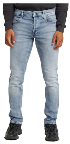 G-STAR Herren 3301 Regular Tapered Jeans, Blau (Faded Seascape 51003-D875-C456), 34W / 32L