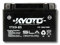DB parts Batteria compatibile con YAMAHA 600 XT H (2KF) 1989 1990 GTX9-BS-SLA