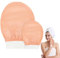 2 PCS Gant Exfoliant Soie Naturelle,Gommage en Soie,Gant Exfoliant Corps pour Visage & Corps,les Gommages sur Peaux Sensibles,Élimine Les Cellules Mortes et Sans Savon