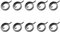 Door Handle Springs, 10 Pcs 2.5 Turn Internal Coil Repair Spring Replacement, Universal Hardware for Home Door Handle