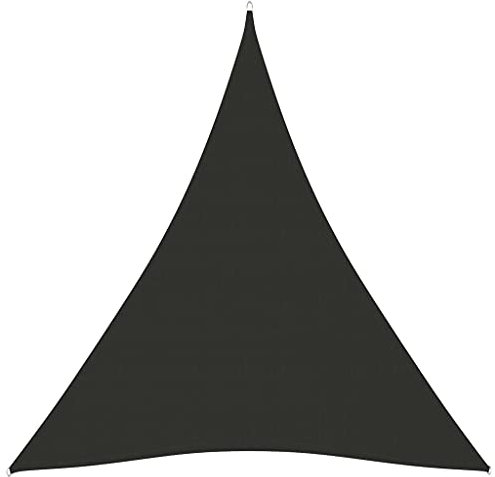 Furniture select-Toldo parasol de tela Oxford triangular 4x5x5m antracita