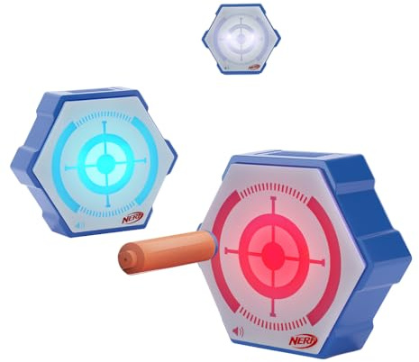 NERF Battlezone 360-Grad-Zielscheibe, multidirektionales Training für Blasters Nerf – Ziel- und Action-Spiel für Kinder und Jugendliche