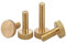5pcs Brass Knurled Thumb Screws M3×10mm Flat Head Hand Tighten Bolts For Electronics Fasteners