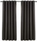 QINUO HOME 90 Drop Faux Linen Blackout Curtains - Fully Lined Energy Saving Grommet Panels Blackout Window Drapes for Sliding Glass Door Curtains, Dounle Pieces, 46×90 inch, Grey