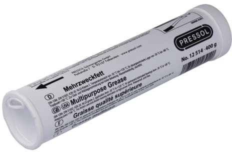 Pressol Fettkartusche-420 ml-mit integriertem Fettfolgekolben-Mehrzweckfett-NLGI 2 | Mehrzweckfett zur Schmierung von Gleit- und Wälzlagern unter hoher Belastung