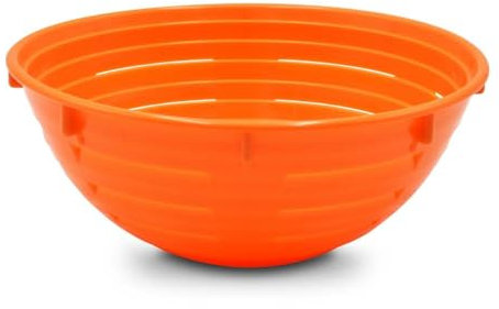Erretre srl Korb aus Kunststoff für die Gärung von Brot, Durchmesser 22 x 9 (H), 1000 g.