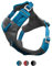 Kurgo Journey Air – Reflektierendes Hundegeschirr für Running, Wandern und Trekking – Reise-Geschirr – Blau, S