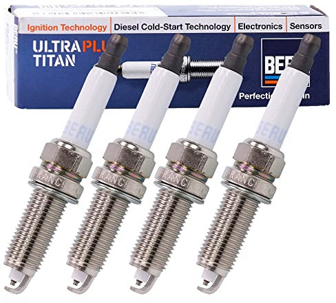 Beru AG 4x Original Zündkerze, M14x1.25, Kupfer, Auto, SPARK_PLUG, Zündkerze, 4 Stk