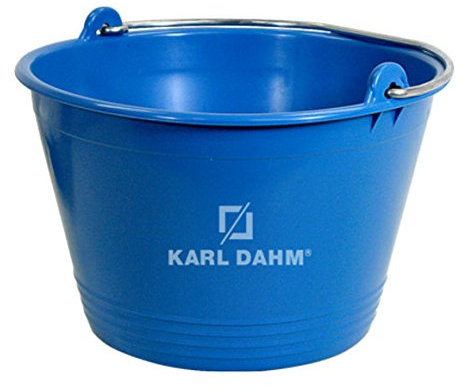 Karl Dahm® Stahlgriff Kunststoff-Eimer – Robuster Eimer mit stabilem Stahlgriff, ideal für Garten, Reinigung & Transport Art.-Nr. 10620