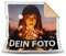 Print Royal Foto-Kissen Selbst gestalten (40 x 40 cm) - mit Foto individuell Bedruckt/Rückseite Beige/Personalisierte Geschenk-Idee/Deko-Kissen/Kopf-Kissen inkl. Füllung